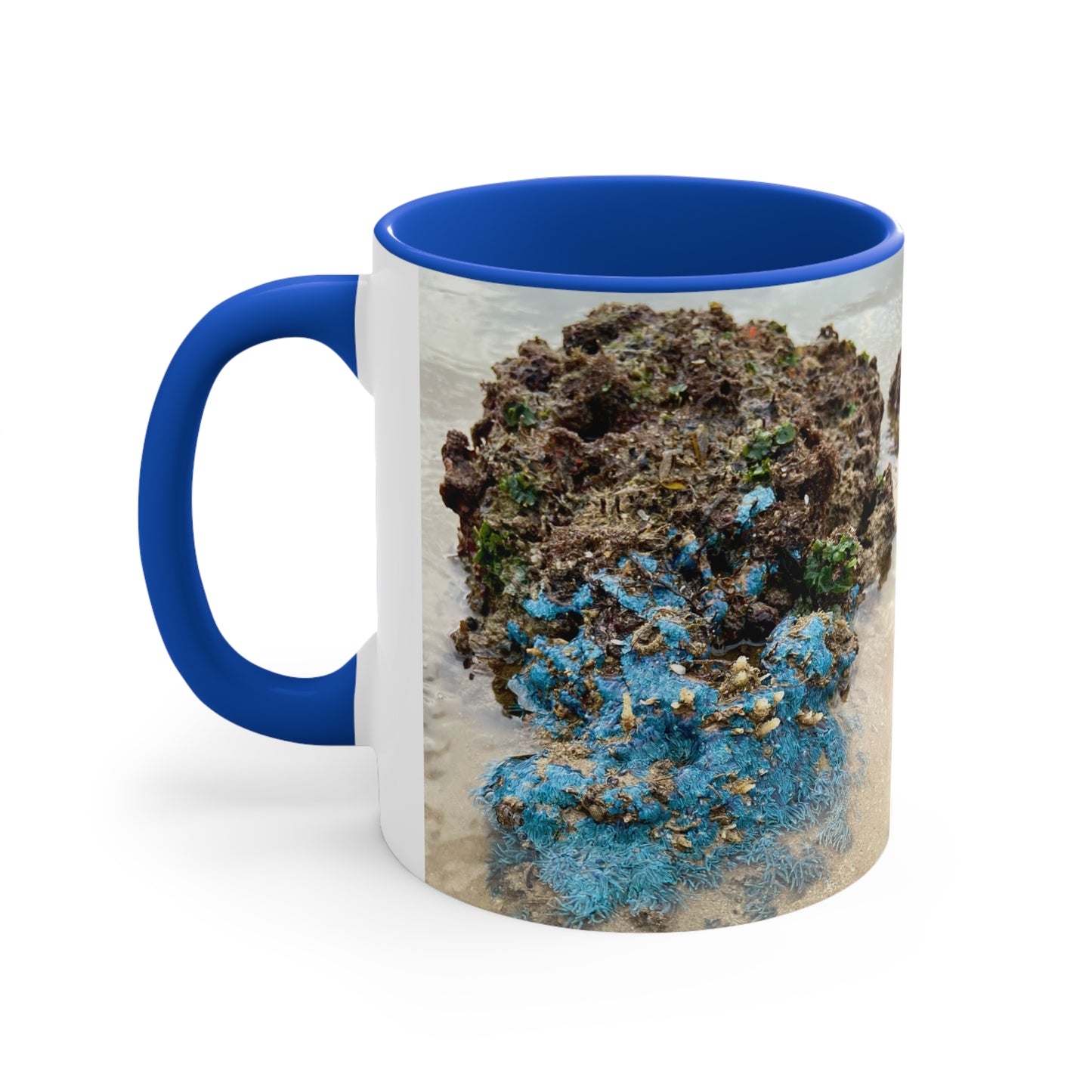 Purposefully Wandering Colorful Accent Mug - 11oz Ocean-Inspired Coffee Cup