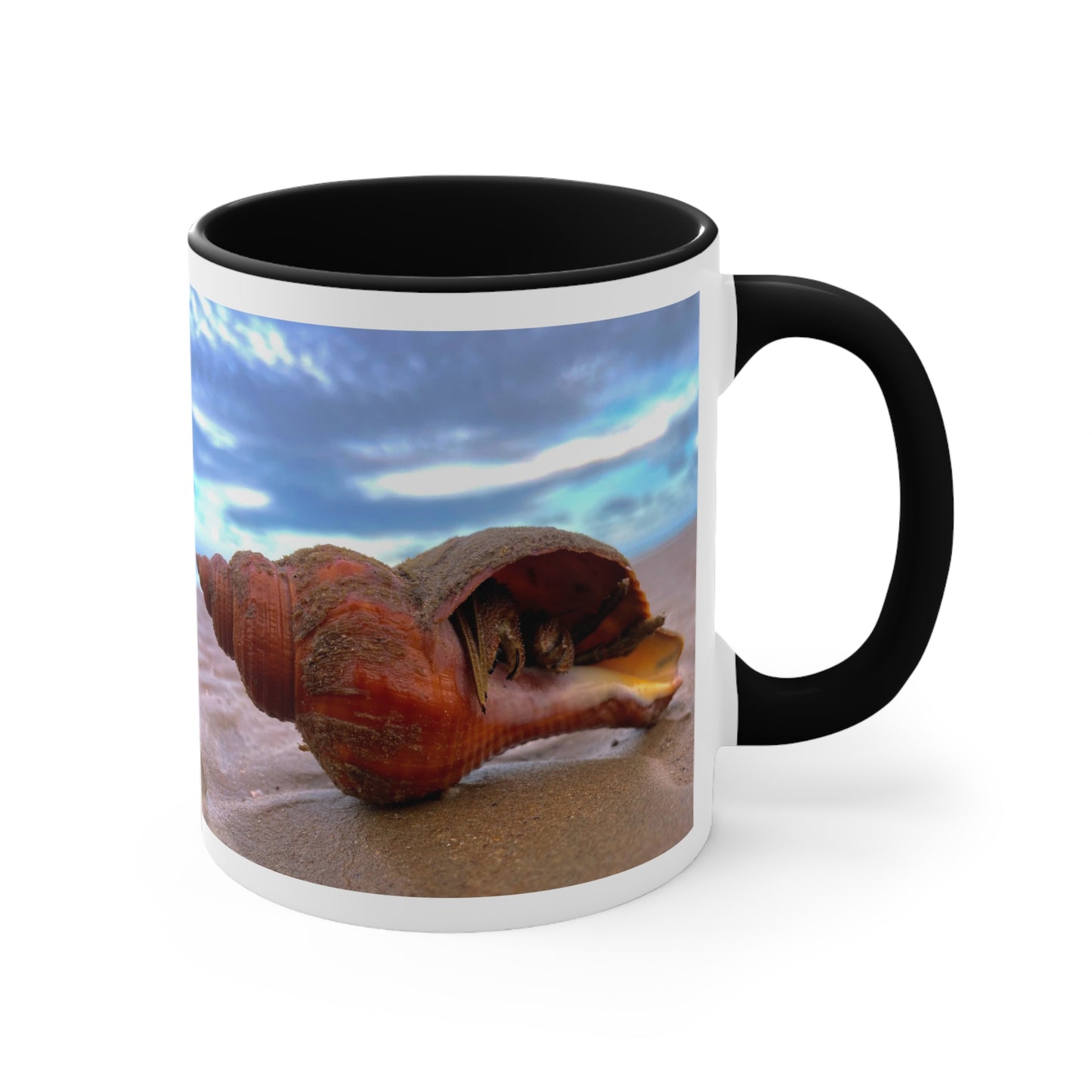 Beach Lovers range- AUD PRINT Colorful Accent Mugs, 11oz