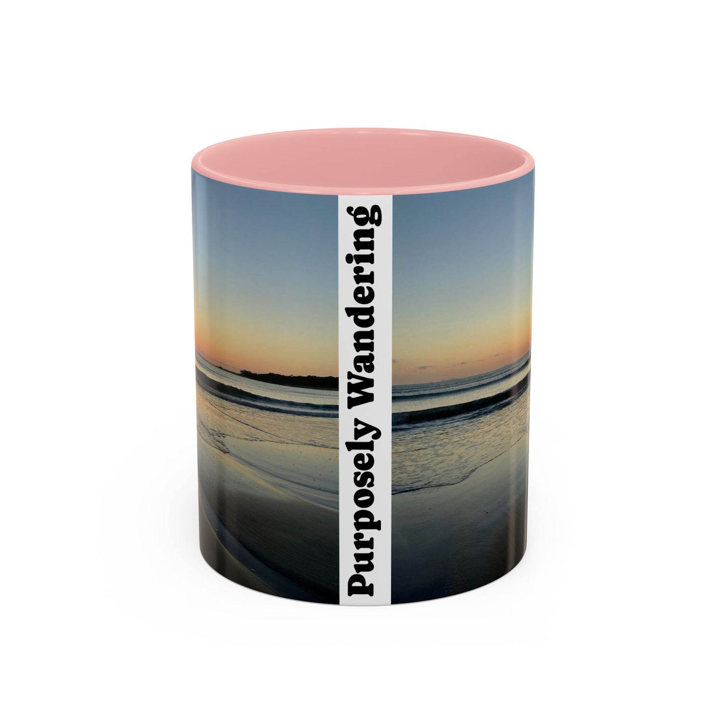 Inspirational Sunrise Coffee Mug - "Purposely Wandering" - 11oz & 15oz