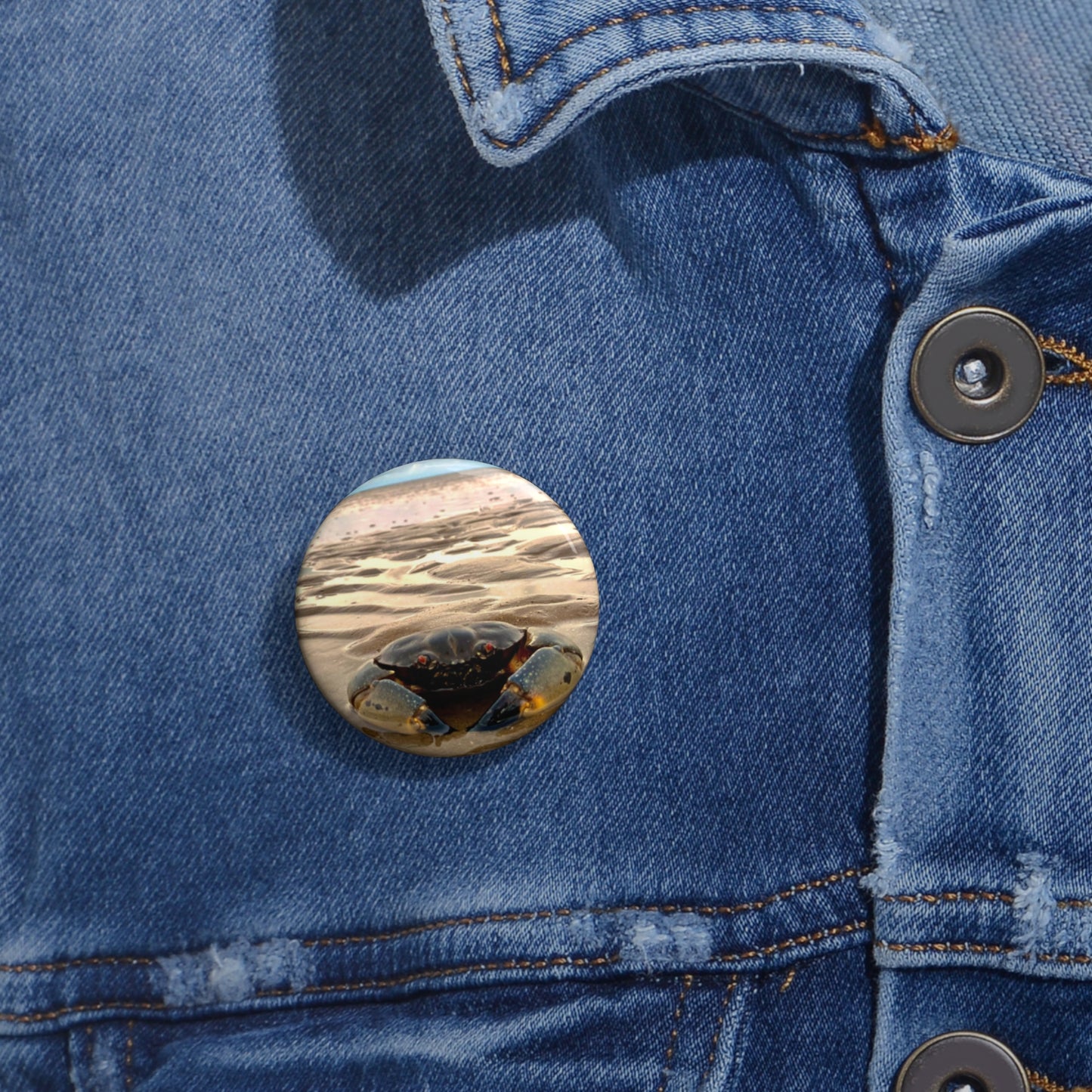 Beach Lovers range- Custom Pin Buttons