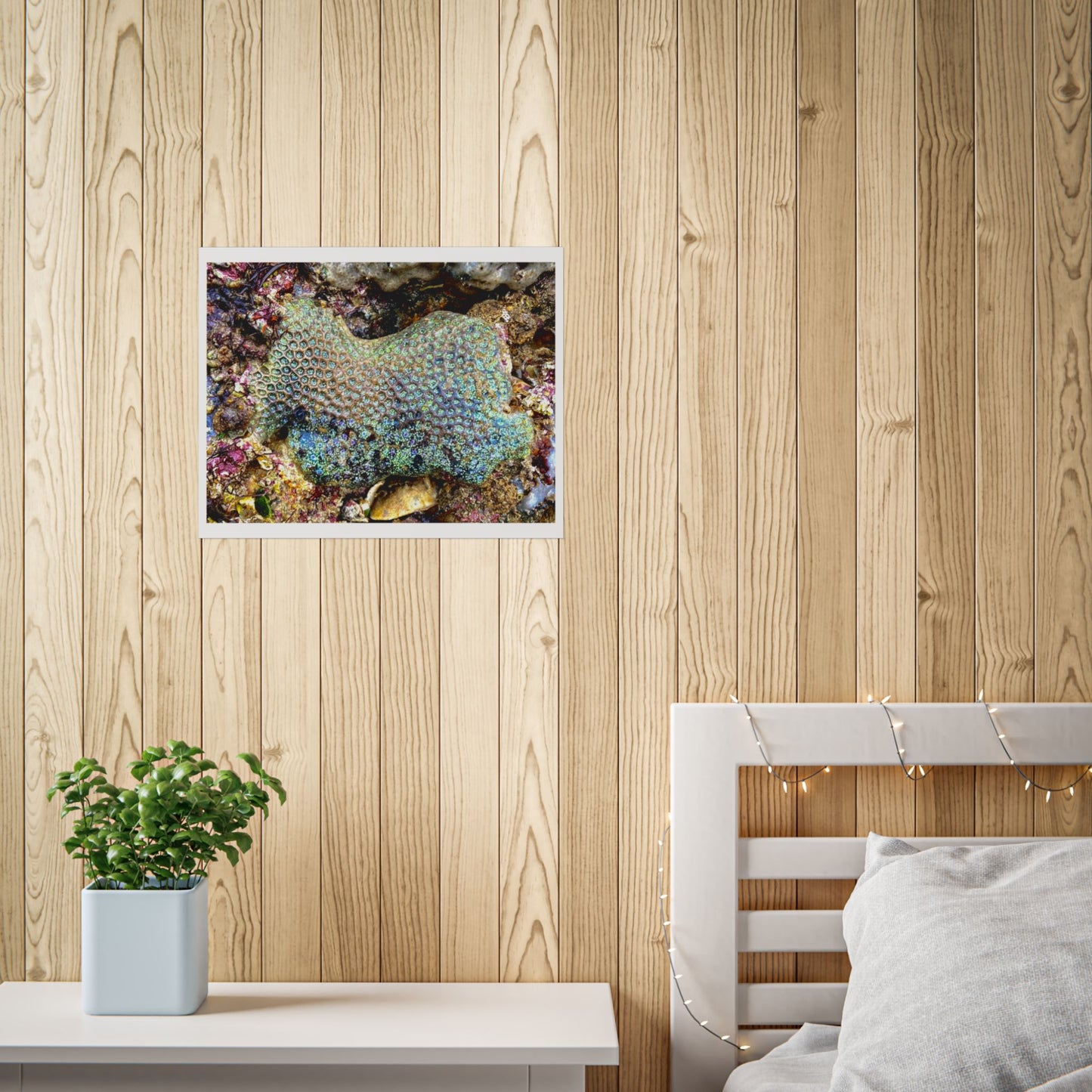 Coral Reef Wall Art – Unframed Coastal Poster Design for Nature Lovers
