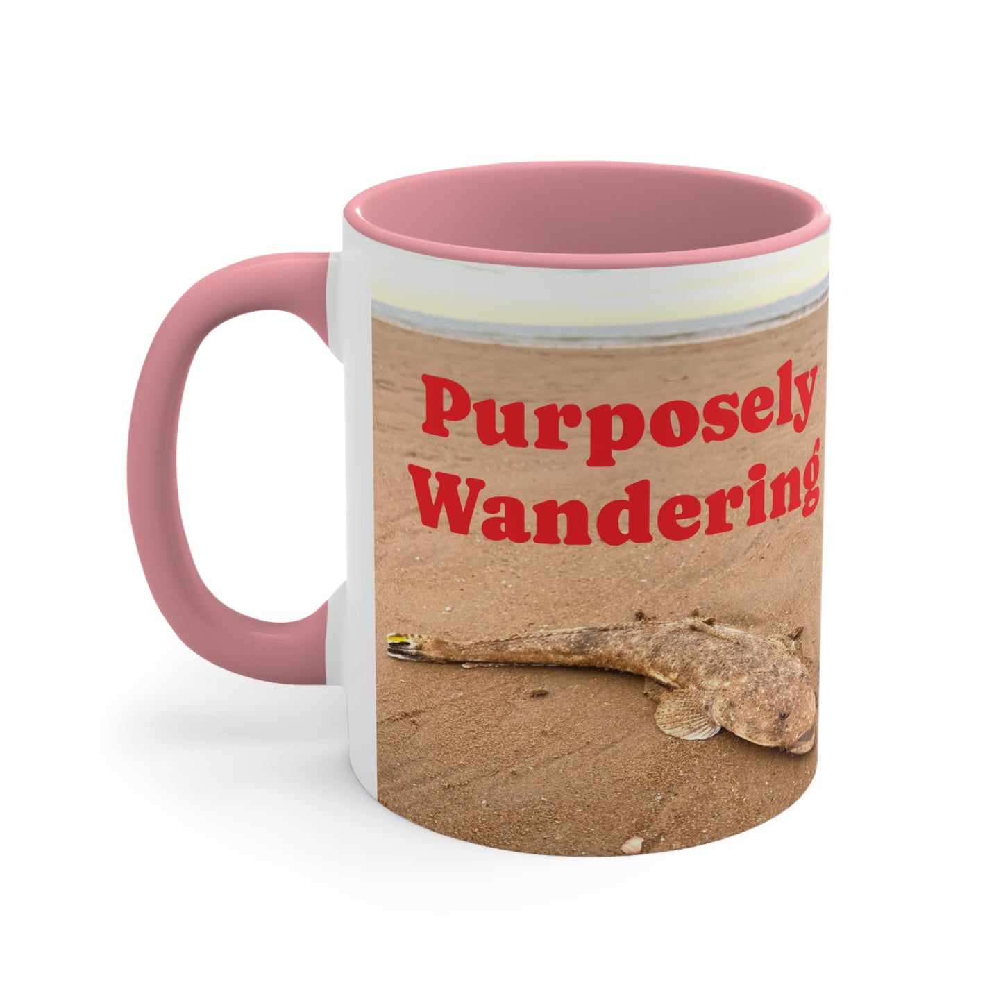 Fishing range - AUD PRINT Colorful Accent Mugs, 11oz