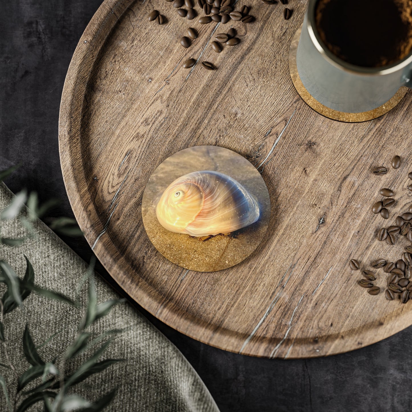Seashell Coasters - Beach-Inspired Decor for Coastal Living