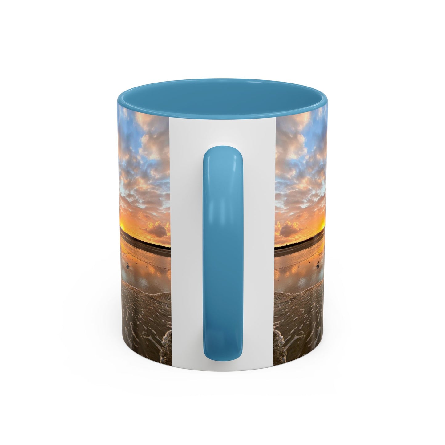 Purposely Wandering Coffee Mug - 11oz & 15oz with Sunset Beach Design