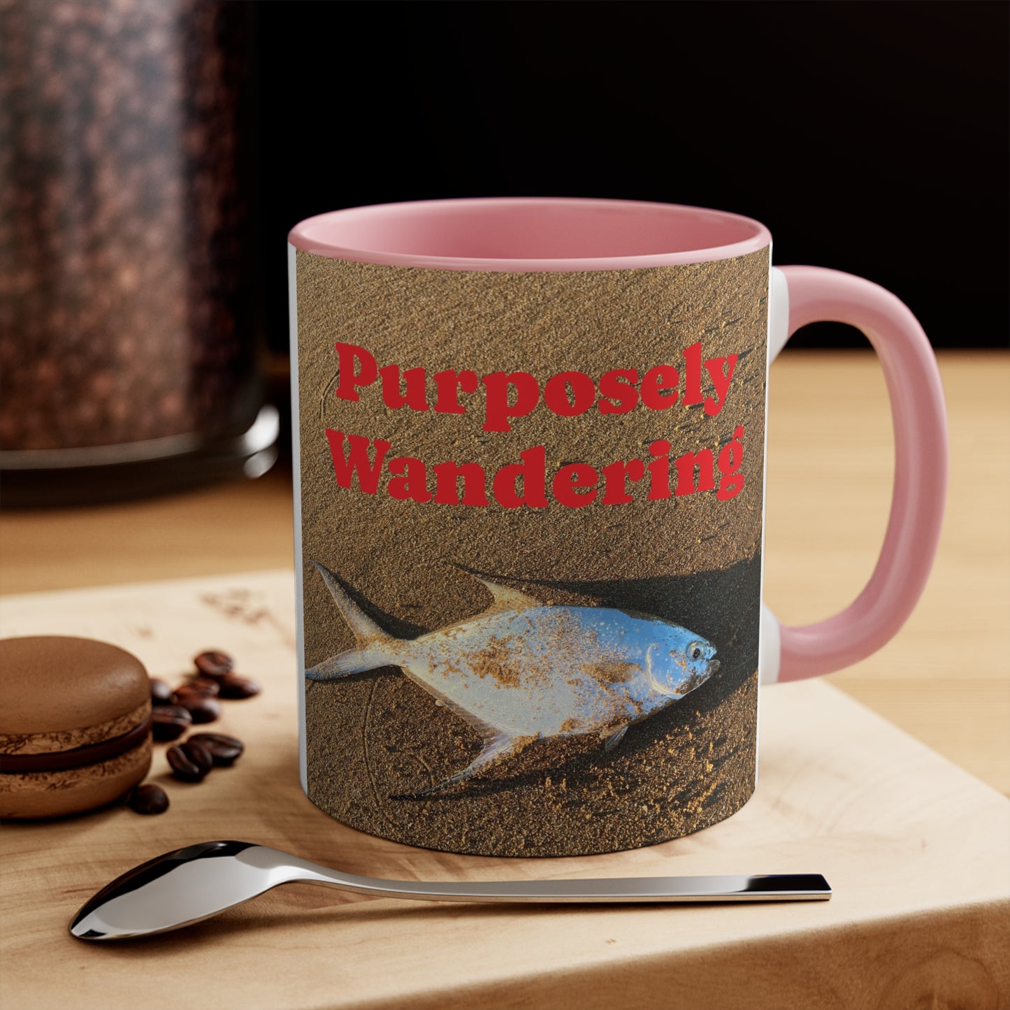 Fishing range- AUS PRINT Colorful Accent Mugs, 11oz