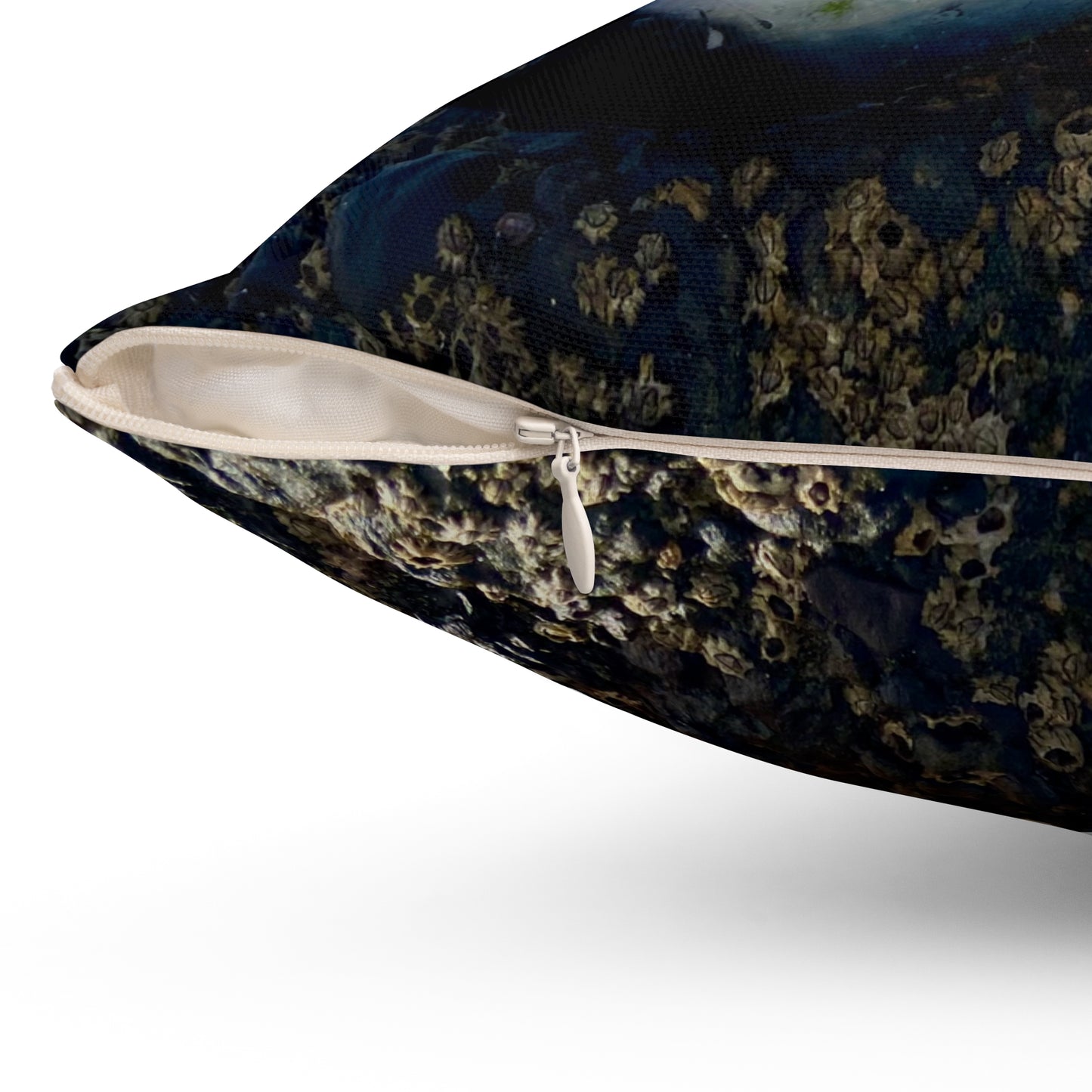 Nautilus Sea Life Square Pillow - Ocean-Inspired Home Decor