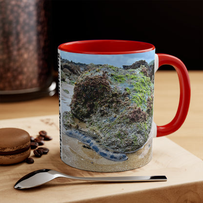 Purposefully Wandering Colorful Accent Mug - 11oz Beach Inspired Coffee Cup