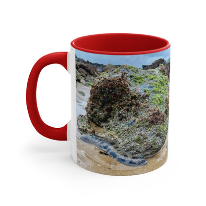 Purposefully Wandering Colorful Accent Mug - 11oz Beach Inspired Coffee Cup