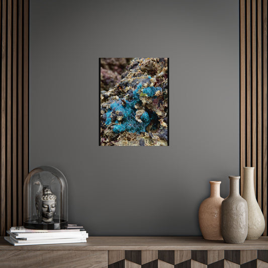Ocean-Inspired Unframed Poster - Abstract Natural Artwork for Home Decor