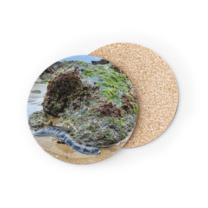 Nature-Inspired Coastal Coasters - Scenic Ocean Design for Home Decor