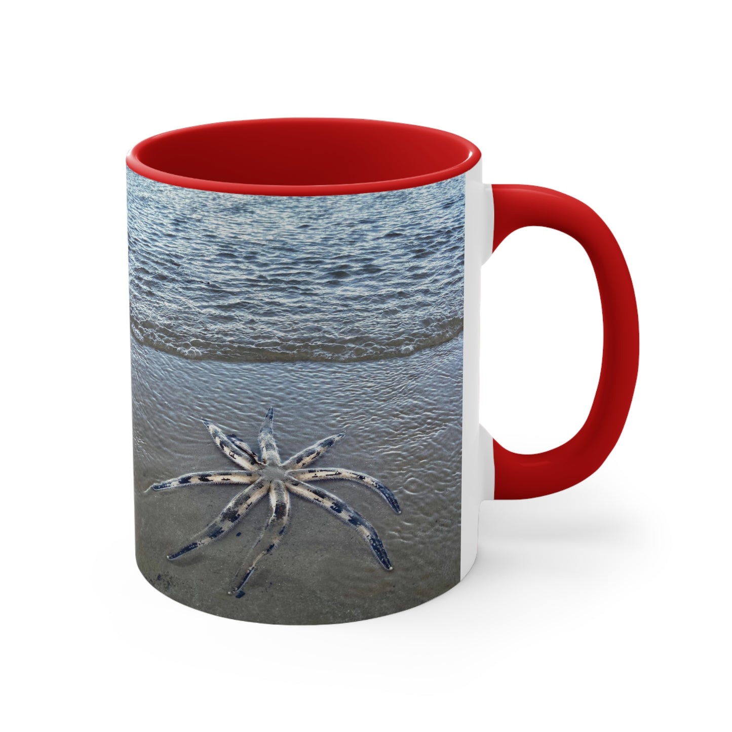 Beach Lovers- AUD PRINT Colorful Accent Mugs, 11oz