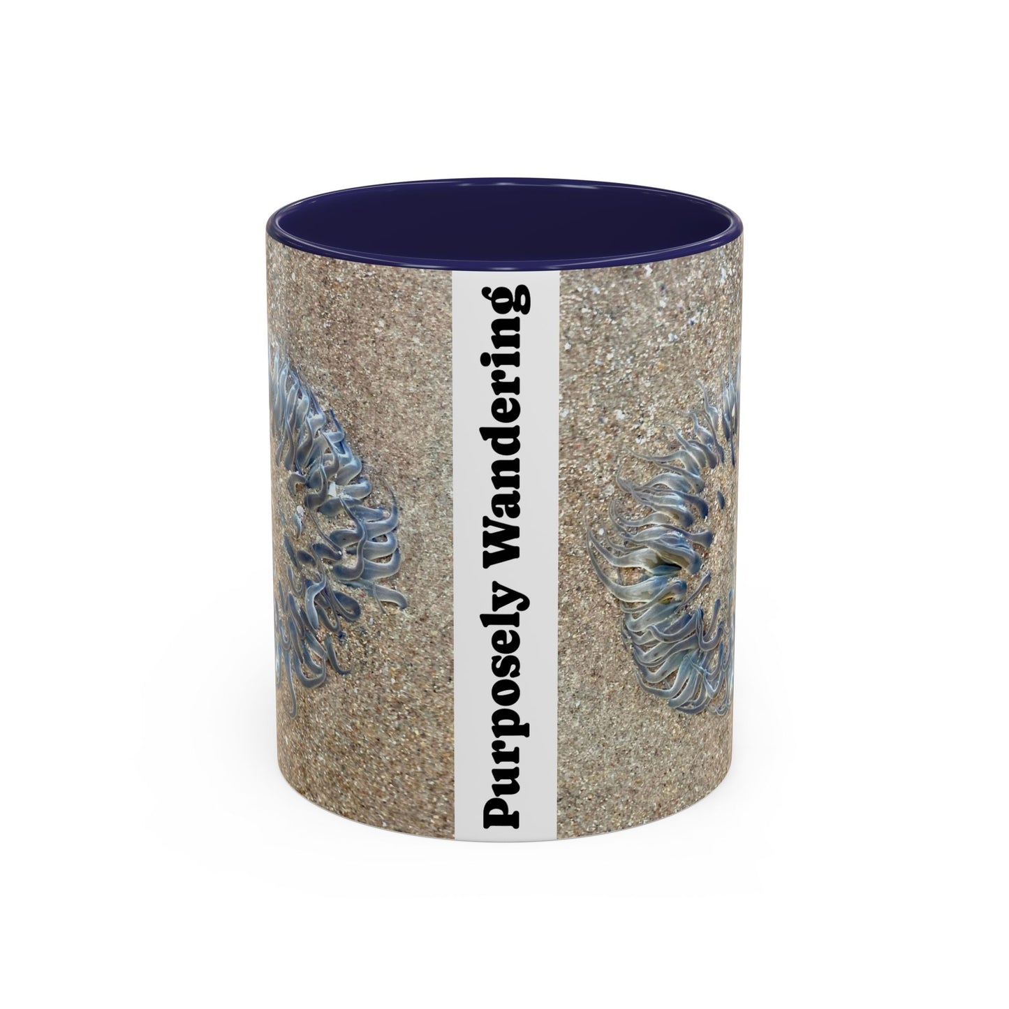 Purposely Wandering Mug – Accent Coffee Mug with Unique Jellyfish Design