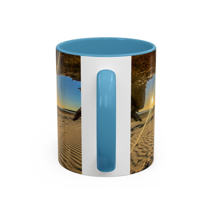 Purposely Wandering Accent Coffee Mug - Coastal Adventure Design - Perfect Gift for Nature Lovers
