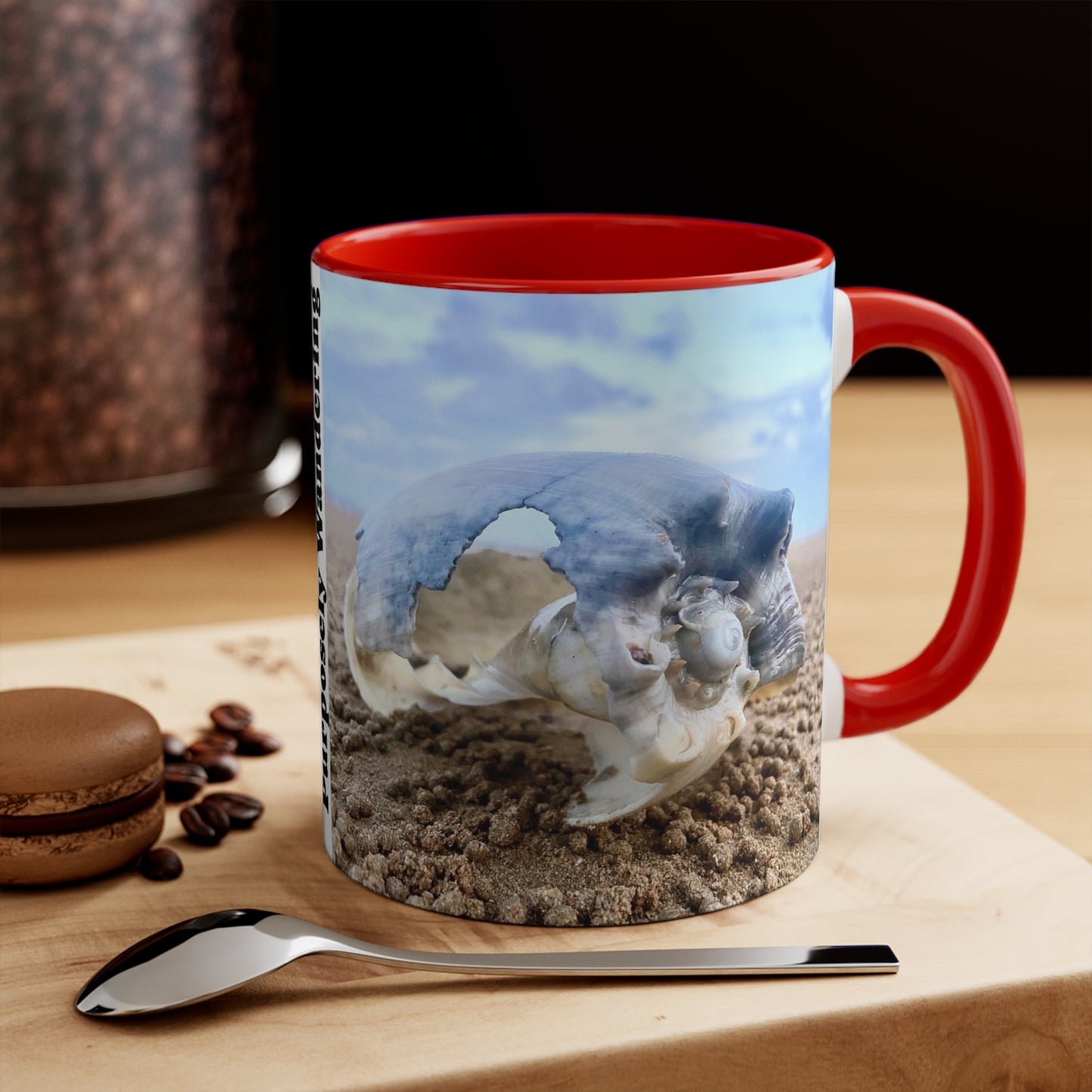Beach Lovers- AUD PRINT Colorful Accent Mugs, 11oz