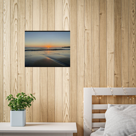 Serene Beach Sunrise Unframed Poster - Perfect for Home Decor and Relaxation