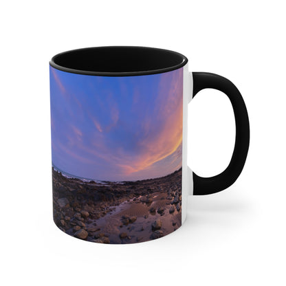 Colorful Accent Mug - Purposefully Wandering Design - Perfect for Nature Lovers
