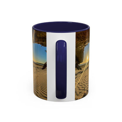 Purposely Wandering Accent Coffee Mug - Coastal Adventure Design - Perfect Gift for Nature Lovers