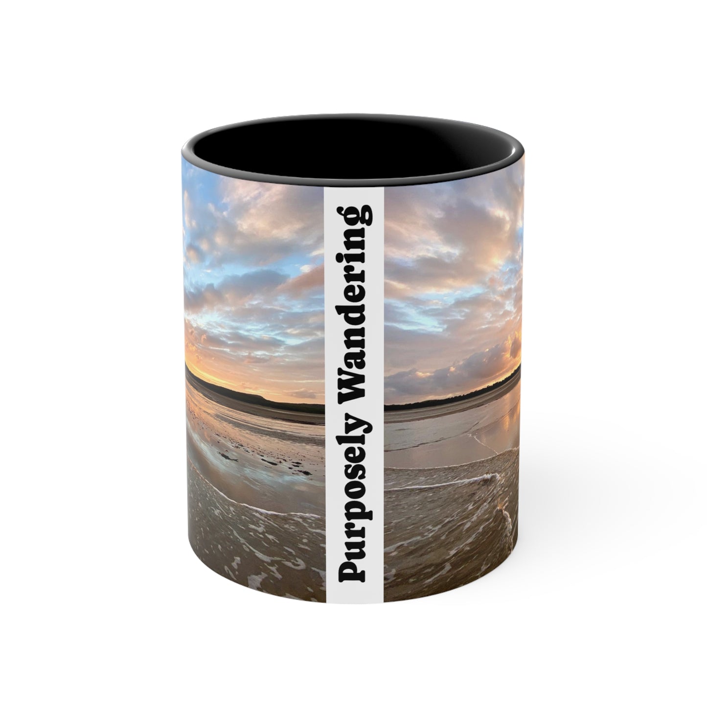 Beach Lovers- AUD PRINT Colorful Accent Mugs, 11oz