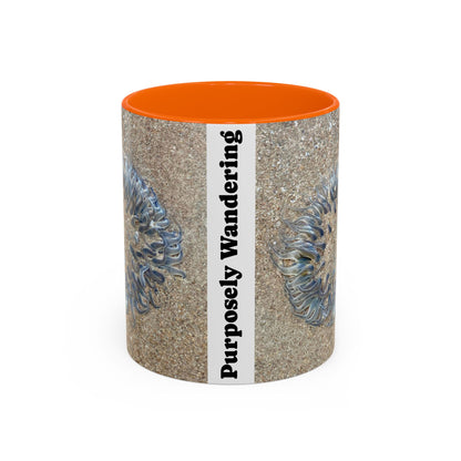 Purposely Wandering Mug – Accent Coffee Mug with Unique Jellyfish Design
