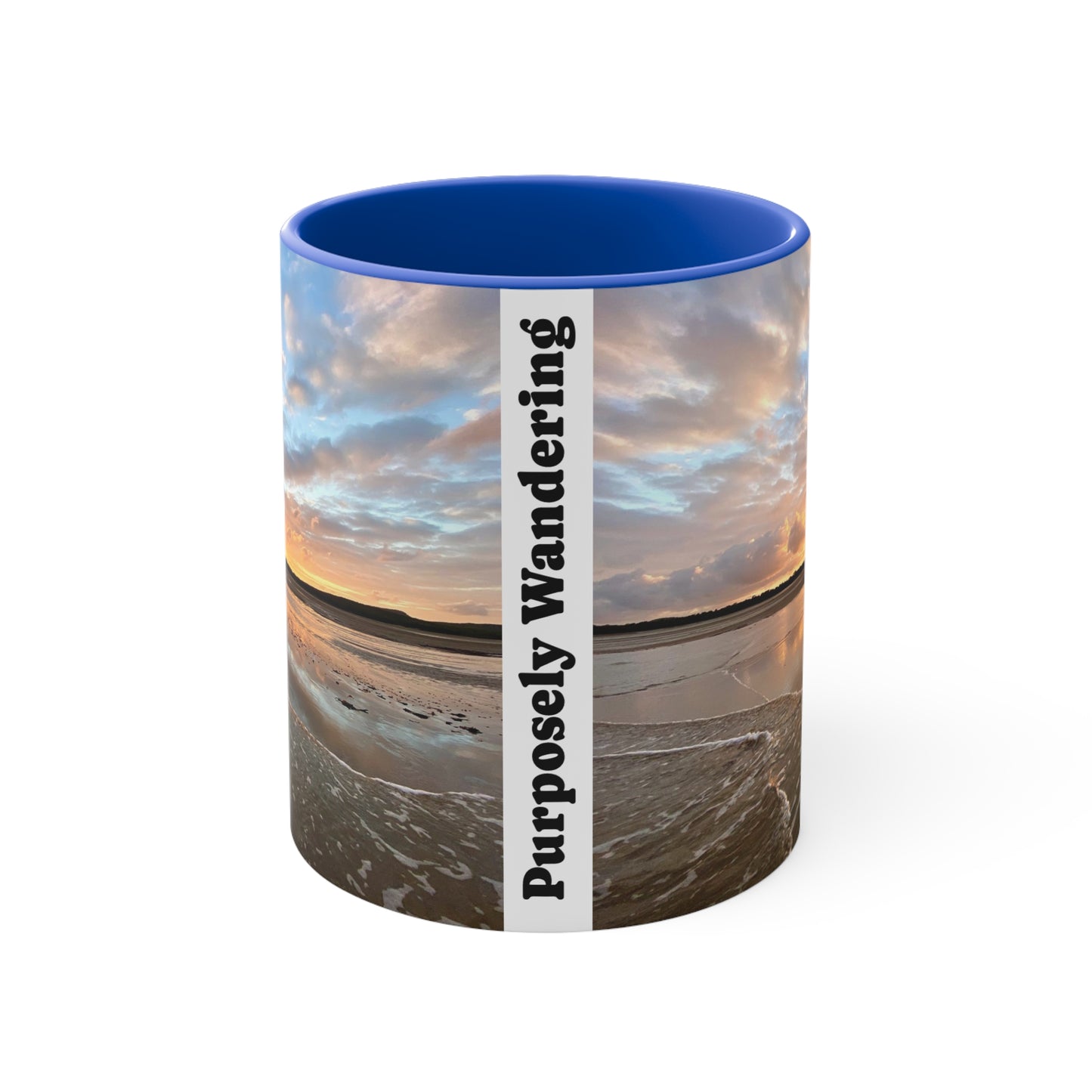 Beach Lovers- AUD PRINT Colorful Accent Mugs, 11oz
