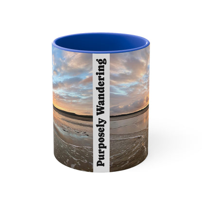 Beach Lovers- AUD PRINT Colorful Accent Mugs, 11oz