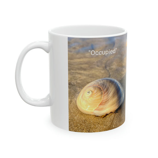 “Occupied” Ceramic Mug, 11oz