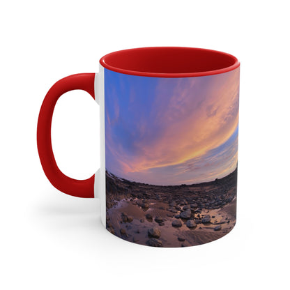 Colorful Accent Mug - Purposefully Wandering Design - Perfect for Nature Lovers