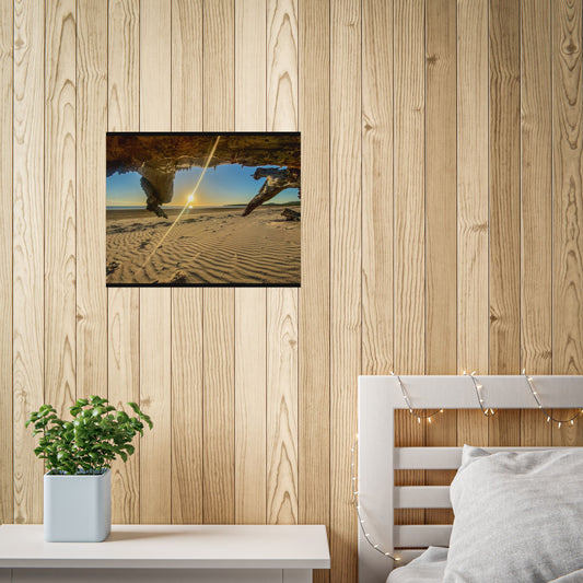 Peaceful Beach Sunrise Unframed Poster - Coastal Home Decor