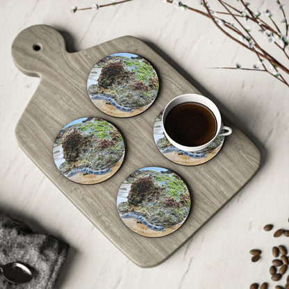 Nature-Inspired Coastal Coasters - Scenic Ocean Design for Home Decor