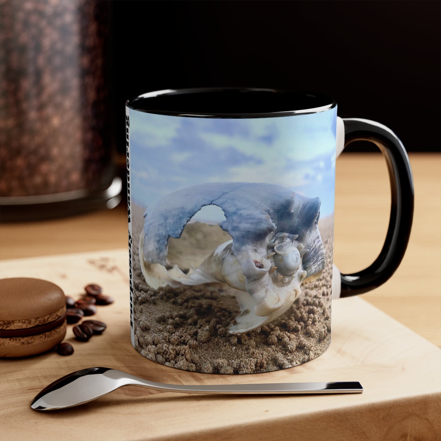 Beach Lovers- AUD PRINT Colorful Accent Mugs, 11oz