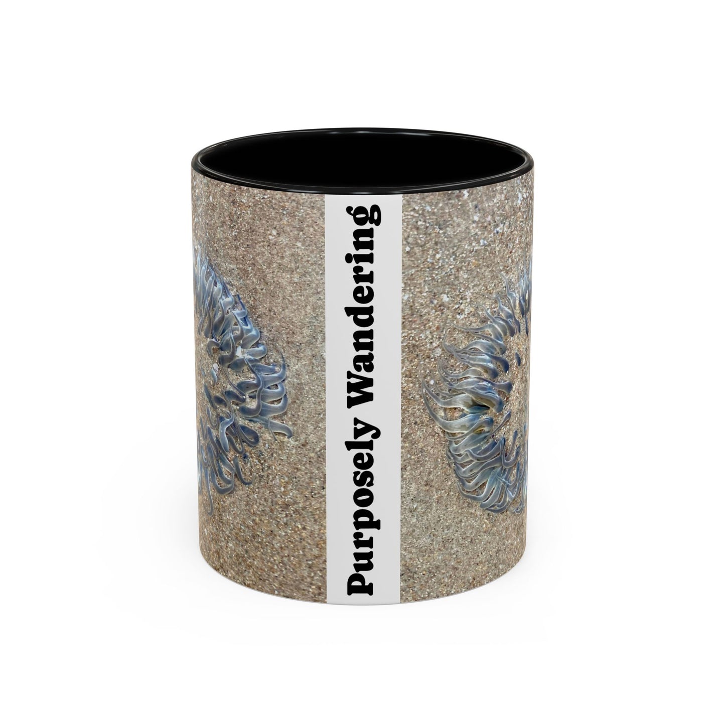 Purposely Wandering Mug – Accent Coffee Mug with Unique Jellyfish Design