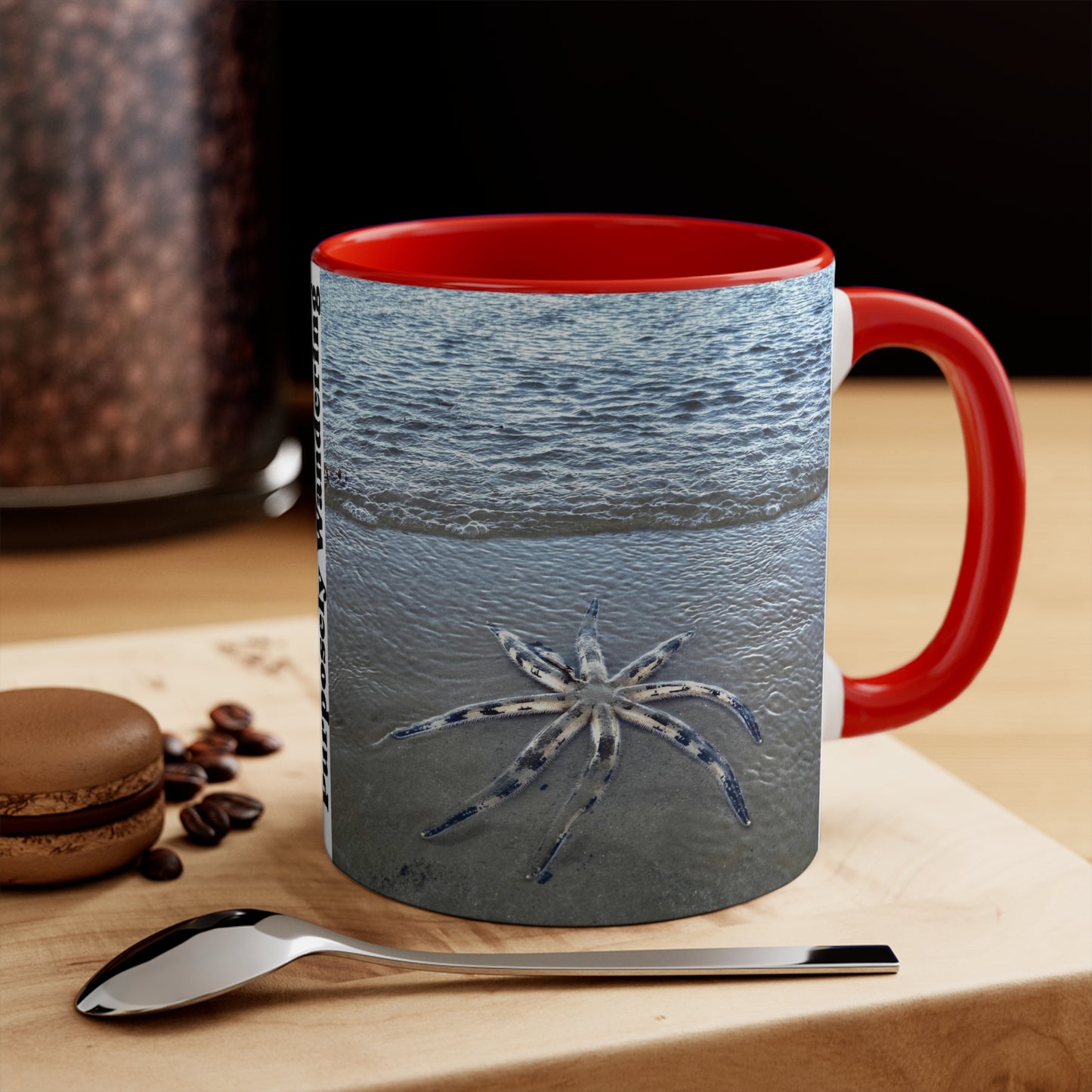 Beach Lovers- AUD PRINT Colorful Accent Mugs, 11oz