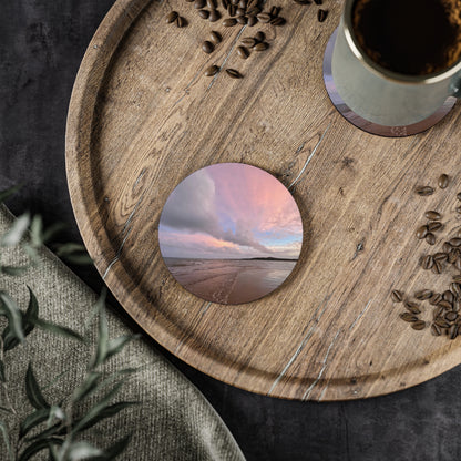 Beach Sunset Coasters - Set of 4 | Perfect for Home Decor & Gift Giving