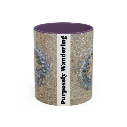Purposely Wandering Mug – Accent Coffee Mug with Unique Jellyfish Design