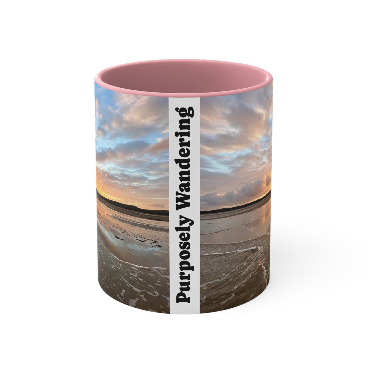Beach Lovers- AUD PRINT Colorful Accent Mugs, 11oz