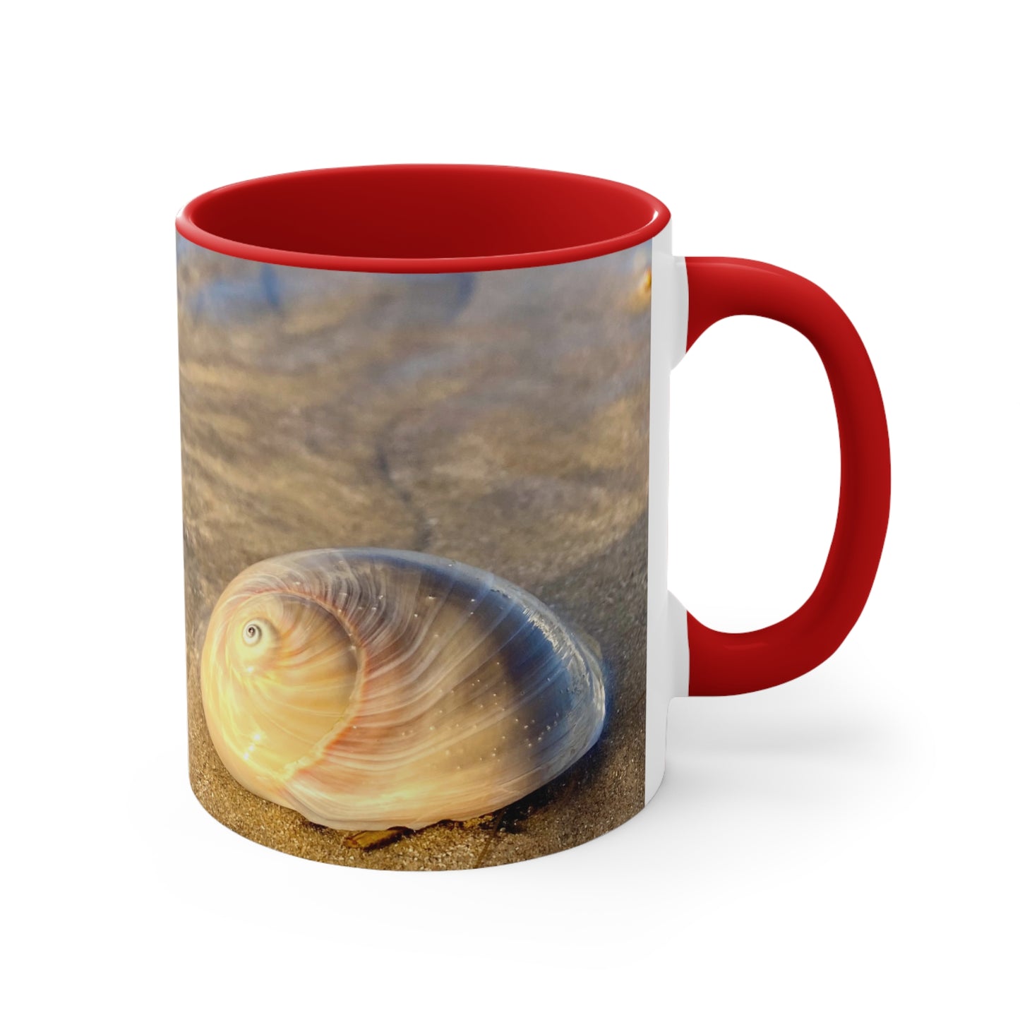 Beach Lovers- AUD PRINT Colorful Accent Mugs, 11oz