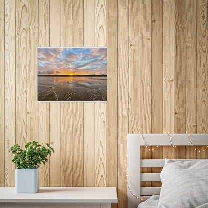 Serene Sunset Unframed Poster - Beach Vibes Wall Art for Nature Lovers