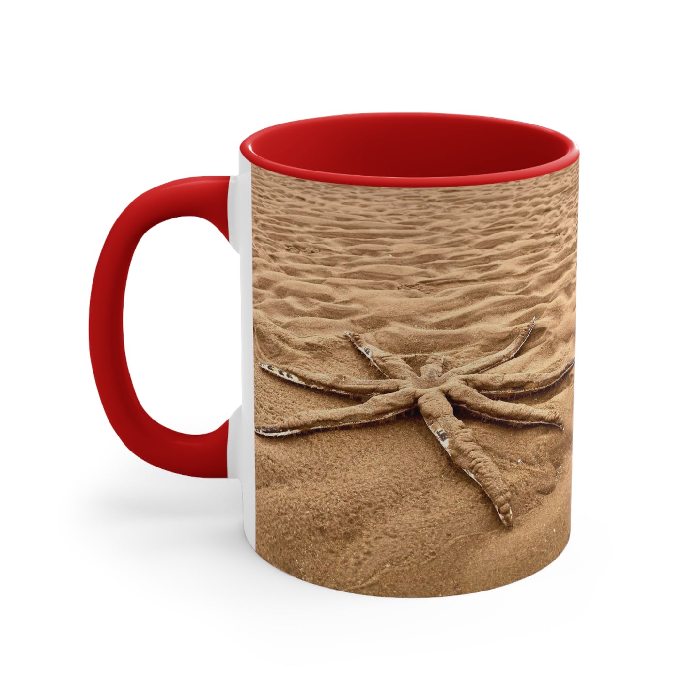 Beach Lovers range- AUD PRINT Colorful Accent Mugs, 11oz