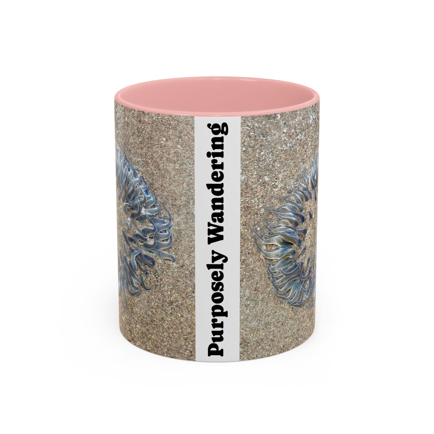 Purposely Wandering Mug – Accent Coffee Mug with Unique Jellyfish Design