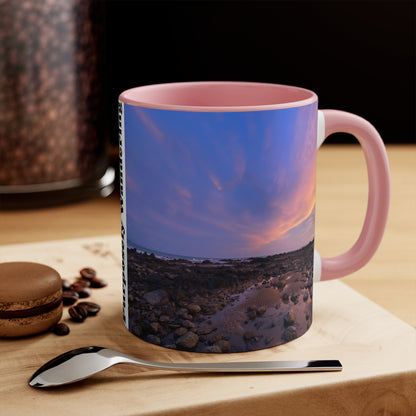 Colorful Accent Mug - Purposefully Wandering Design - Perfect for Nature Lovers