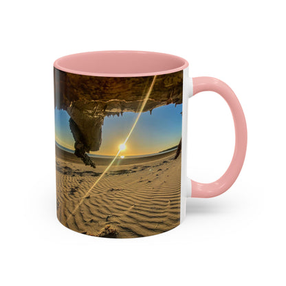 Purposely Wandering Accent Coffee Mug - Coastal Adventure Design - Perfect Gift for Nature Lovers