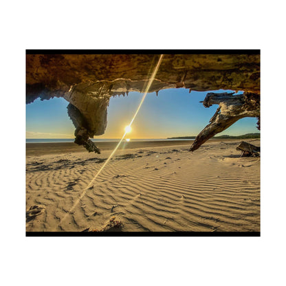 Peaceful Beach Sunrise Unframed Poster - Coastal Home Decor