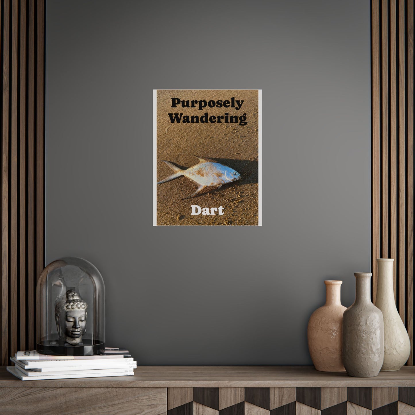 Purposely Wandering Art Print - Unframed Poster for Nature Lovers