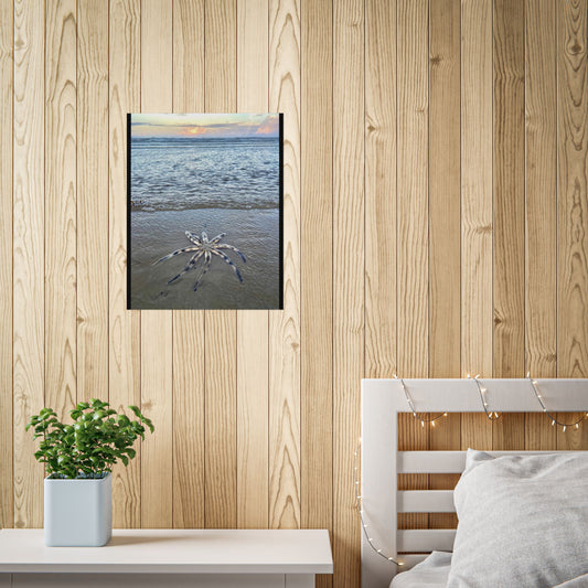 Ocean-Inspired Unframed Poster - Serene Rare Starfish Beach Art for Coastal Decor