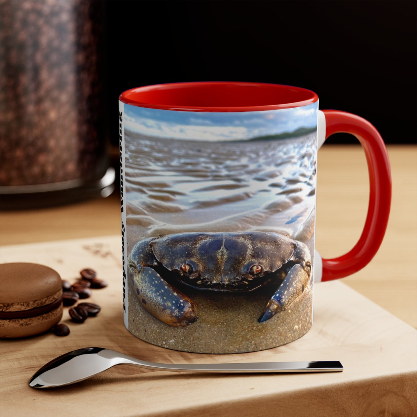 Beach Lovers- AUD PRINT Colorful Accent Mugs, 11oz