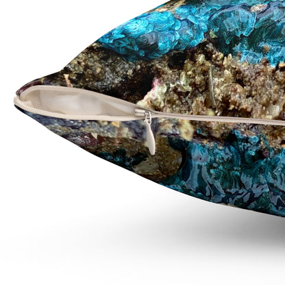 Reef range- Spun Polyester Square Pillow