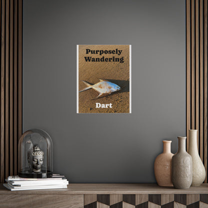 Purposely Wandering Art Print - Unframed Poster for Nature Lovers