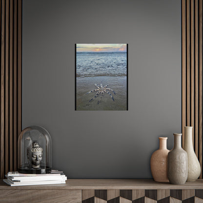 Ocean-Inspired Unframed Poster - Serene Rare Starfish Beach Art for Coastal Decor