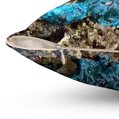 Reef range- Spun Polyester Square Pillow