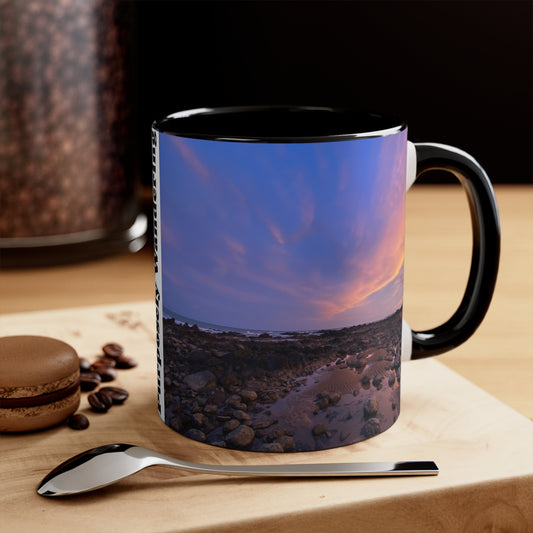 Colorful Accent Mug - Purposefully Wandering Design - Perfect for Nature Lovers